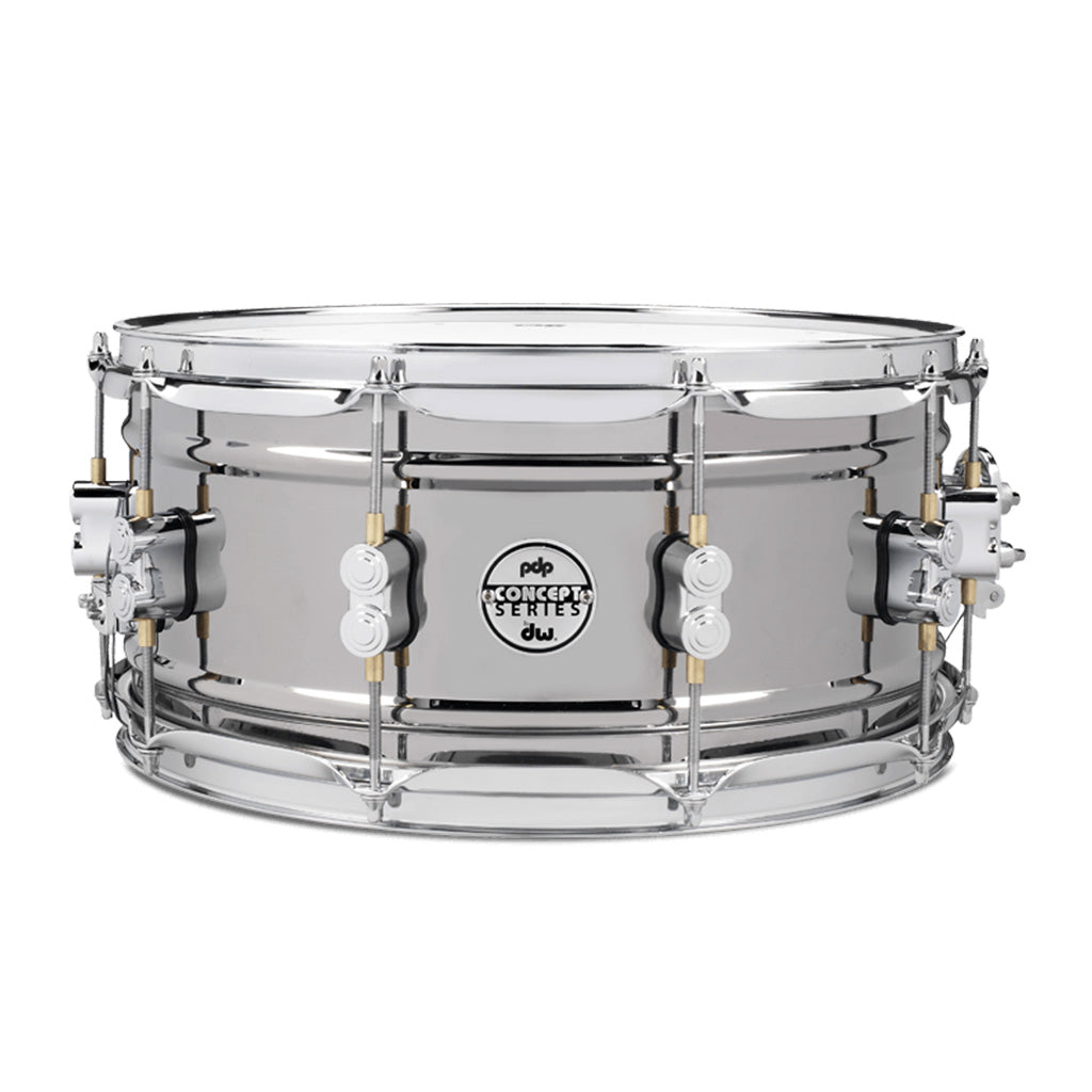 PDP - Concept Series 14&quot;x6.5&quot; - Black Nickel Over Steel Snare Drum