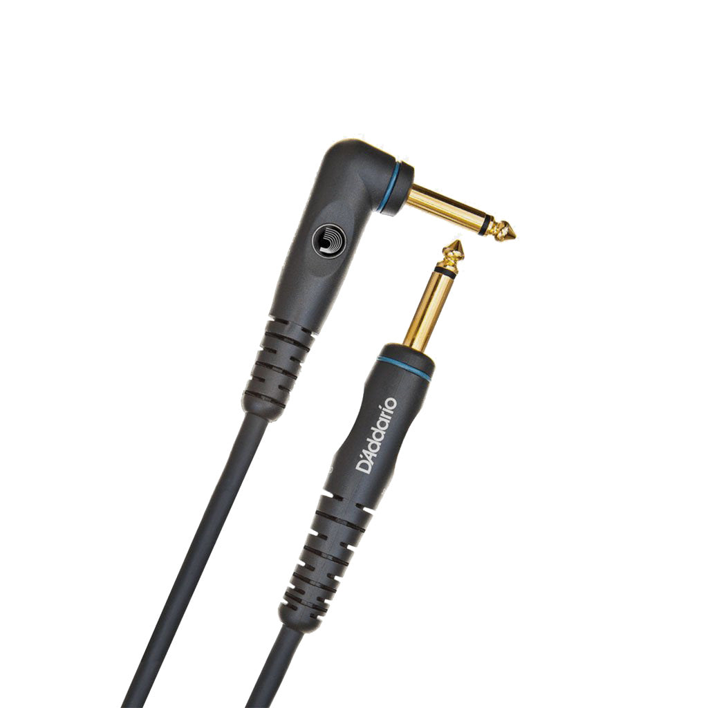 D'Addario - PW-GRA-20 - Planet Waves Custom Series Instrument Cable Right Angle (20ft)