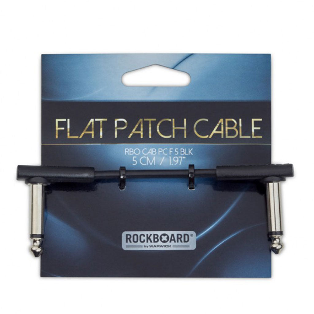 Rockboard WR-FLATP-5-BK - Flat Patch Cable Black (5cm)