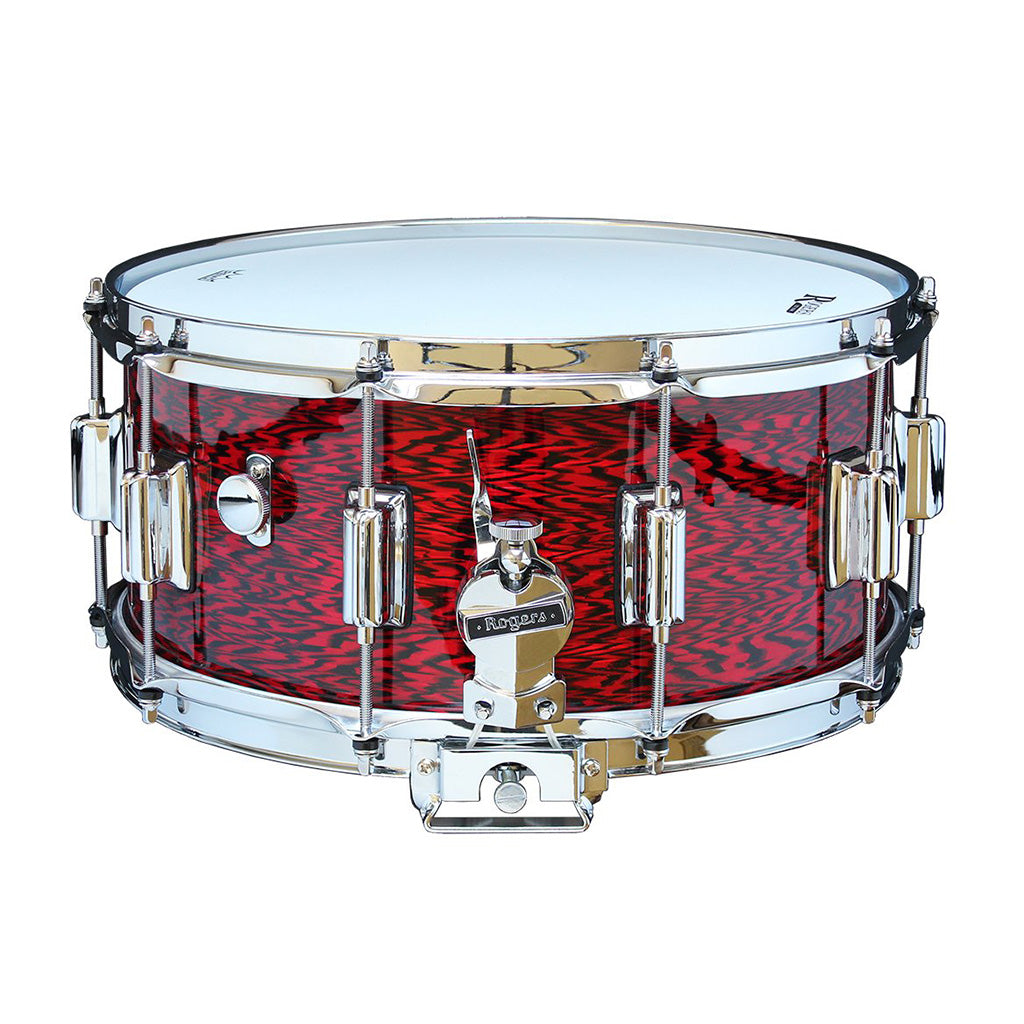 Rogers - 14"x6.5" - Beavertail Dyna-Sonic Snare Drum - Red Onyx