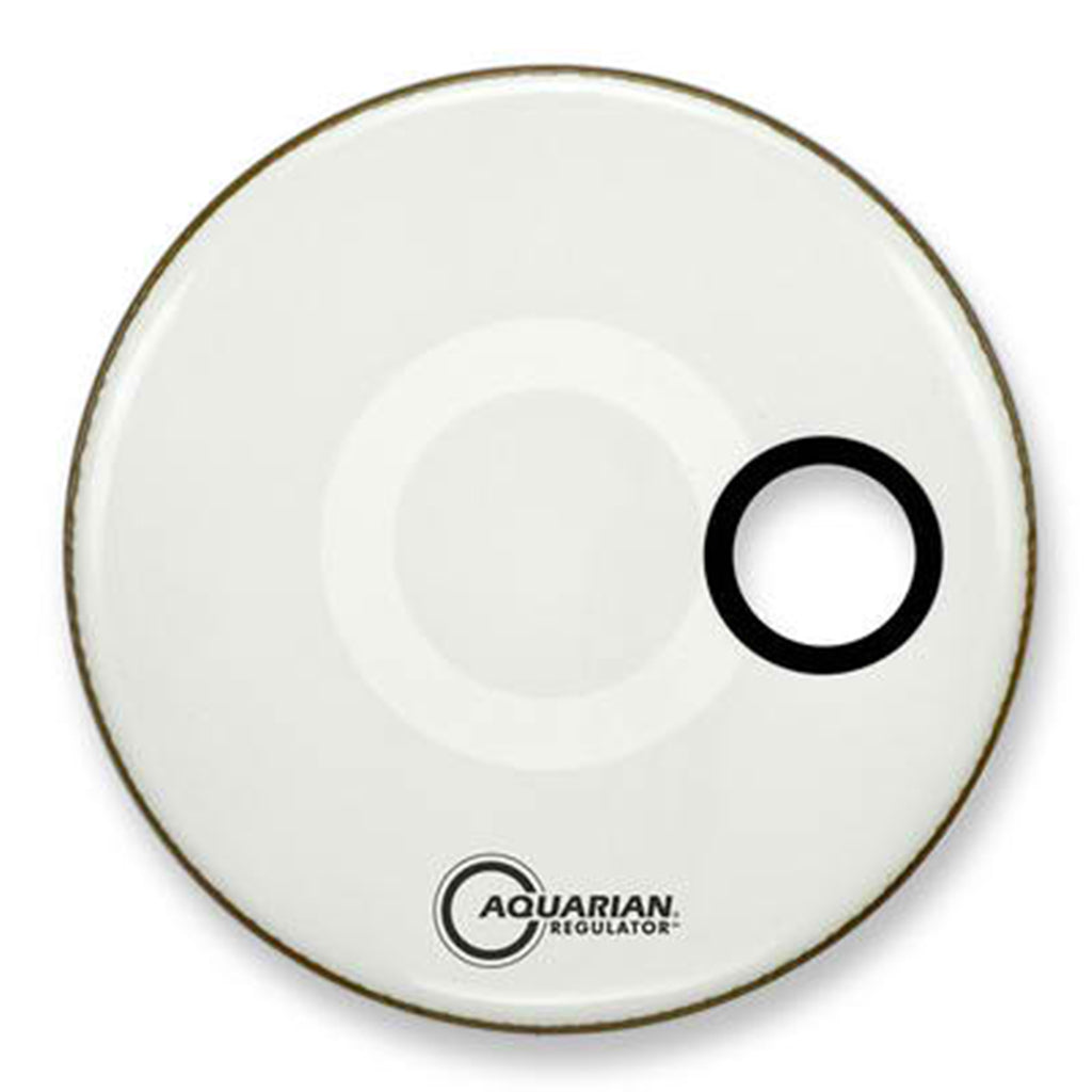 Aquarian - 22" Regulator 4 3/4" Offset Hole - Gloss White