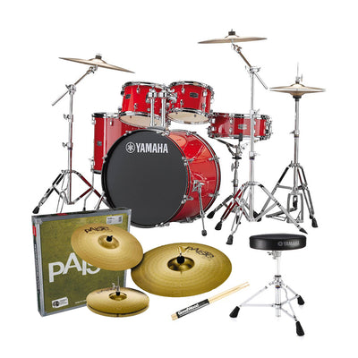 Yamaha - Rydeen Fusion Drum Kit Pack - Hot Red