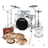 Yamaha - Stage Custom Birch - Euro Drum Kit Pack - Pure White