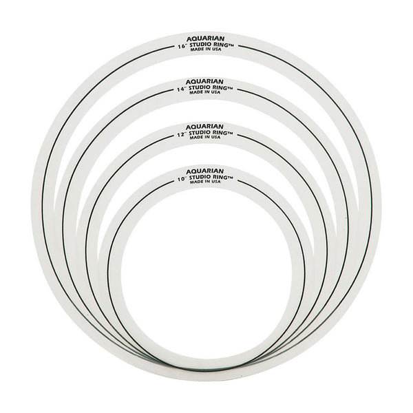 Aquarian SR SET2 Studio Rings - 10/12/14/16 - Sky Music