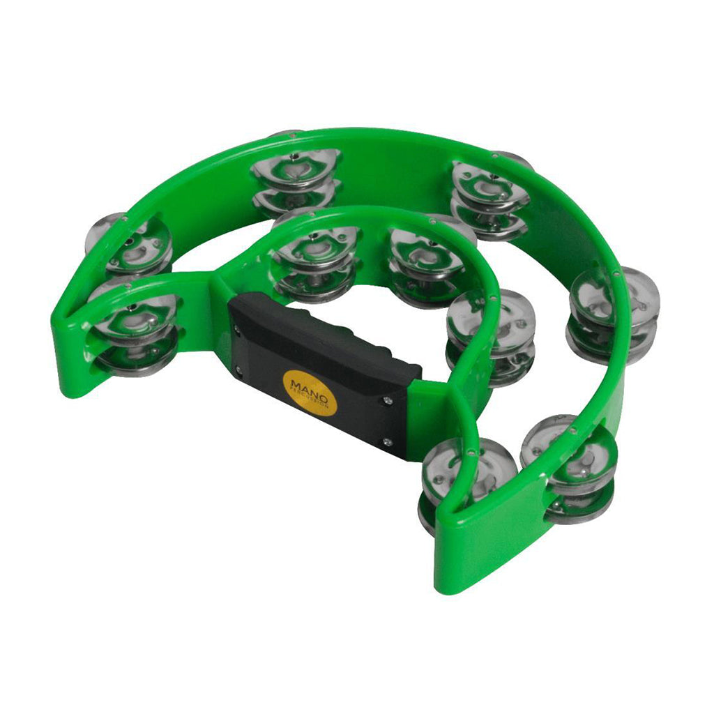 Mano - Cutaway Tambourine - Green