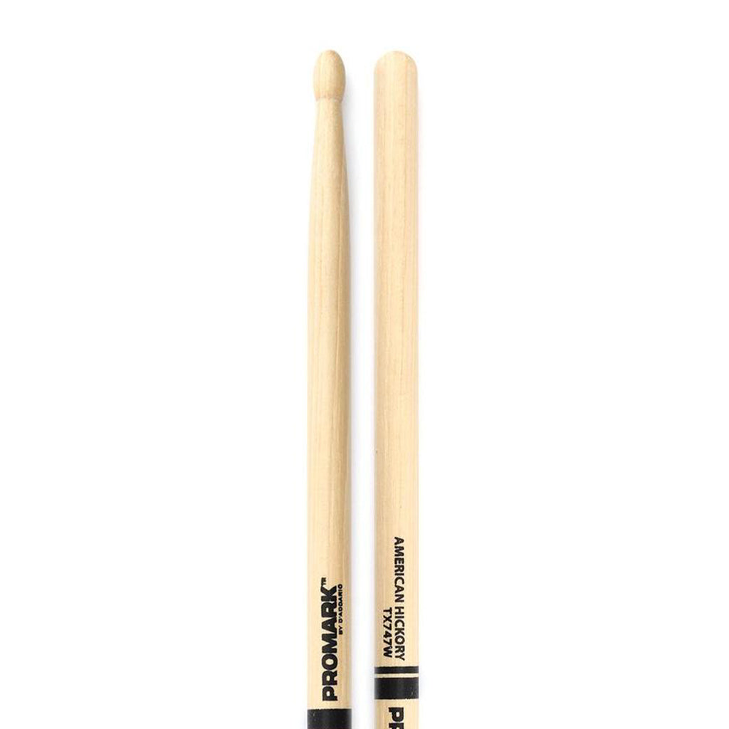 ProMark - Hickory - 747 "Rock" Wood Tip