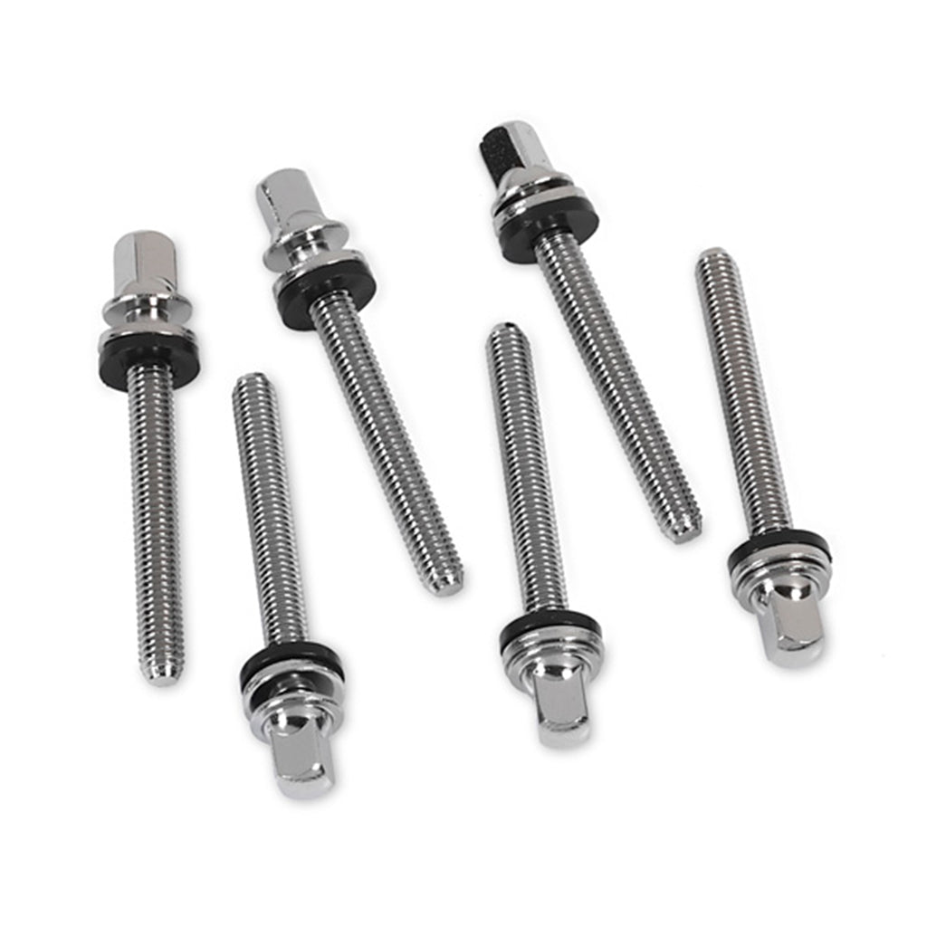 DW - True-Pitch Chrome Tension Rod - 1.65&quot; Tom/Snare - 6 Pack