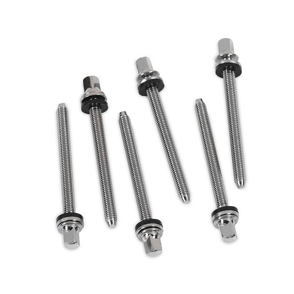 DW - True-Pitch - Chrome Tension Rods 0.8"x2.25" - 6pk
