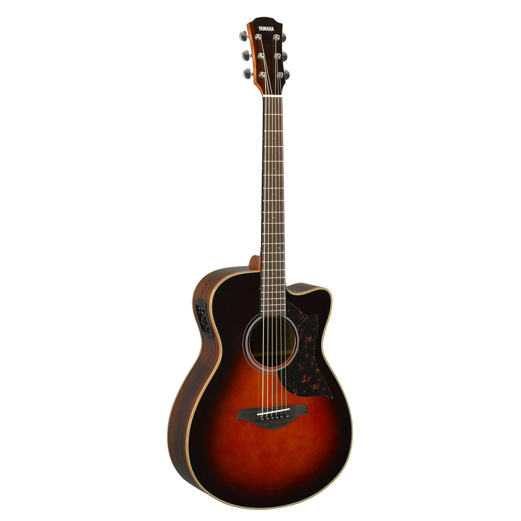 Yamaha AC1R Acoustic Guitar with Cutaway Brown Sunburst