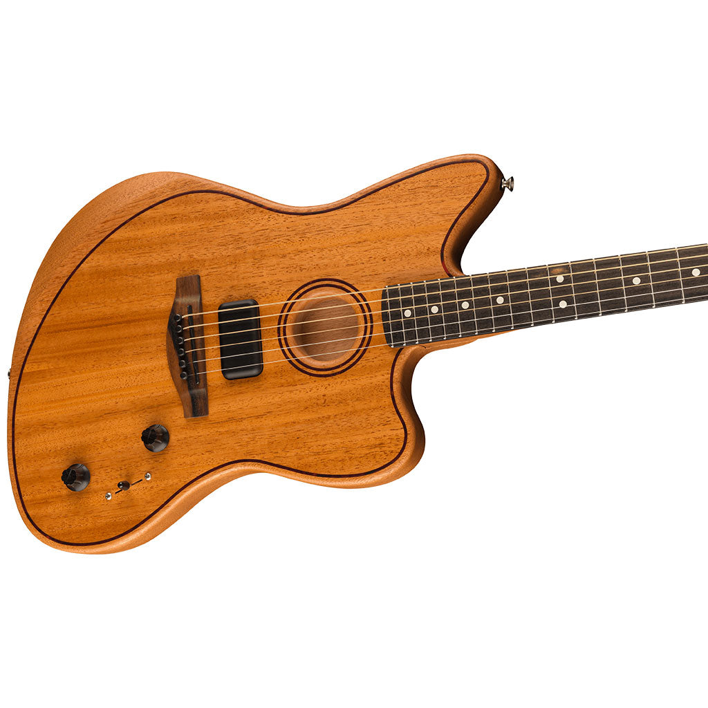 Fender American Acoustasonic Jazzmaster All Mahogany Ebony Fingerboard Natural