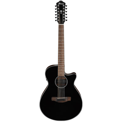 Ibanez - AEG5012 Acoustic Guitar - Black High Gloss