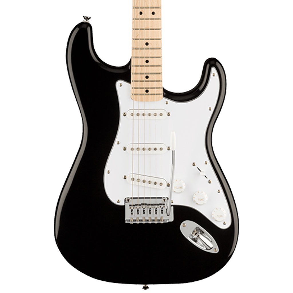 Squier - Affinity Series™ Stratocaster®, Maple Fingerboard, White Pickguard, Black