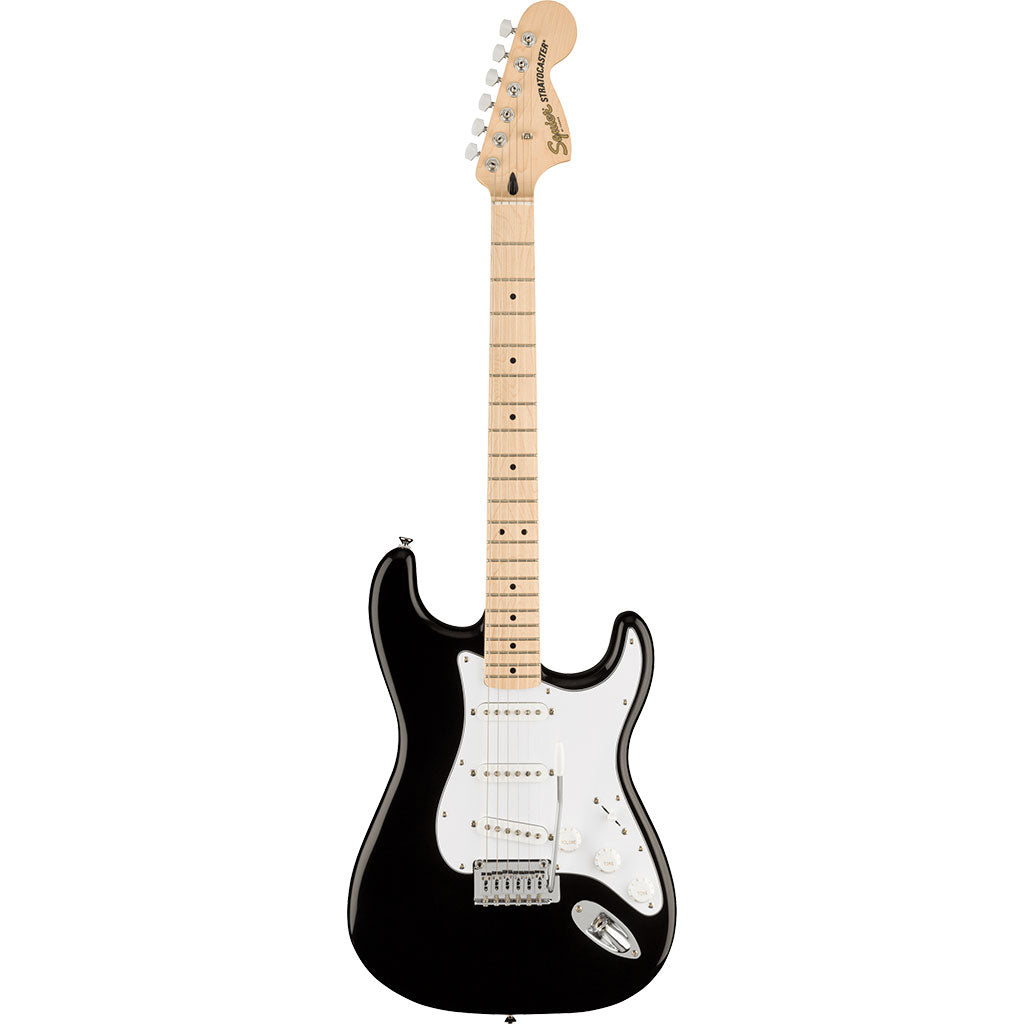 Squier - Affinity Series™ Stratocaster®, Maple Fingerboard, White Pickguard, Black