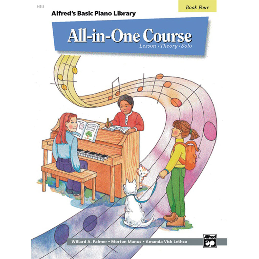 Alfred's Basic Piano All-In-One Course - Book 4
