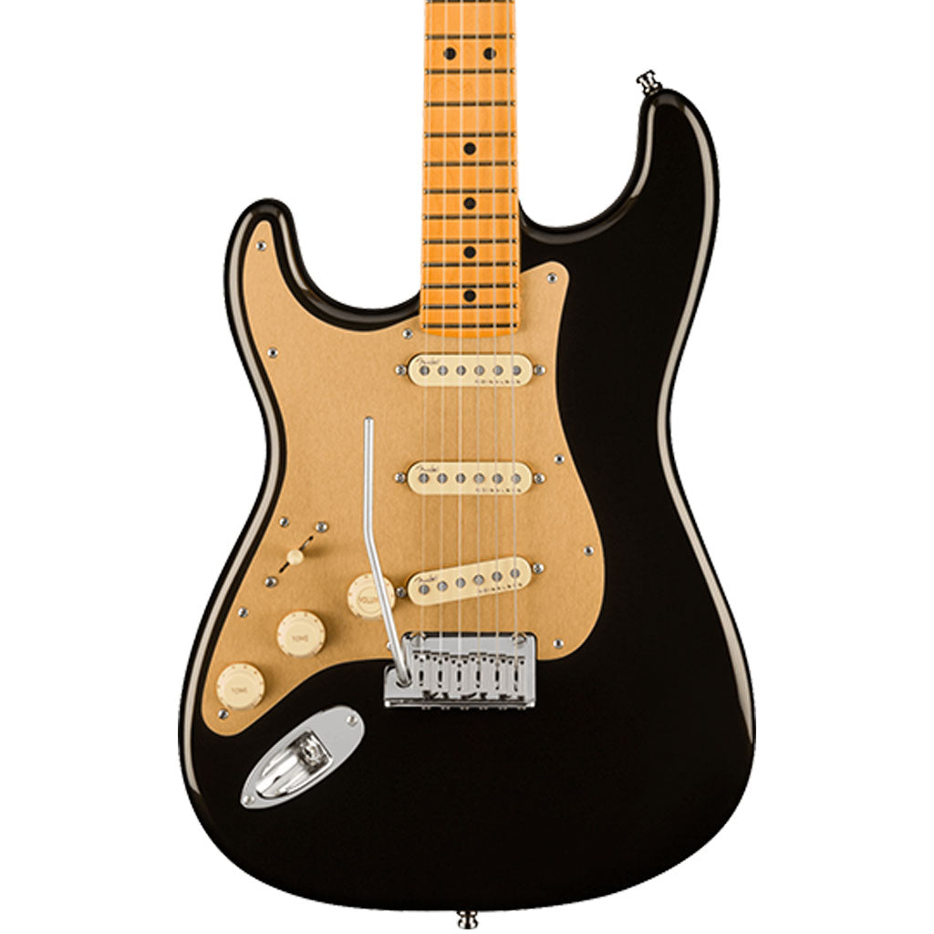 Fender - American Ultra Stratocaster® Left-Hand, Maple Fingerboard, Texas Tea