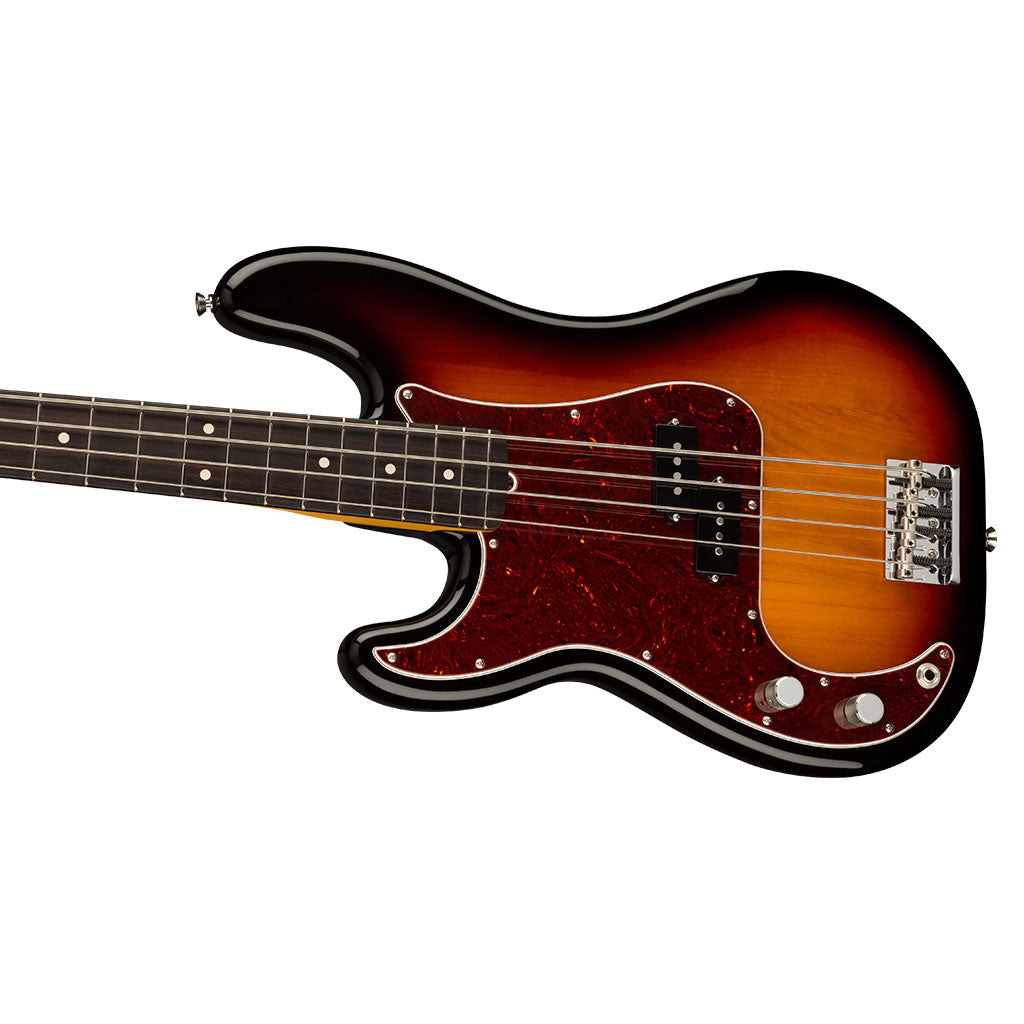 Fender - American Professional II Precision Bass® Left-Hand - Rosewood Fingerboard - 3-Color Sunburst