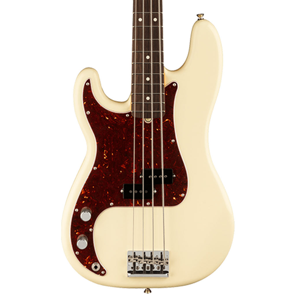 Fender - American Professional II Precision Bass® Left-Hand - Rosewood Fingerboard - Olympic White