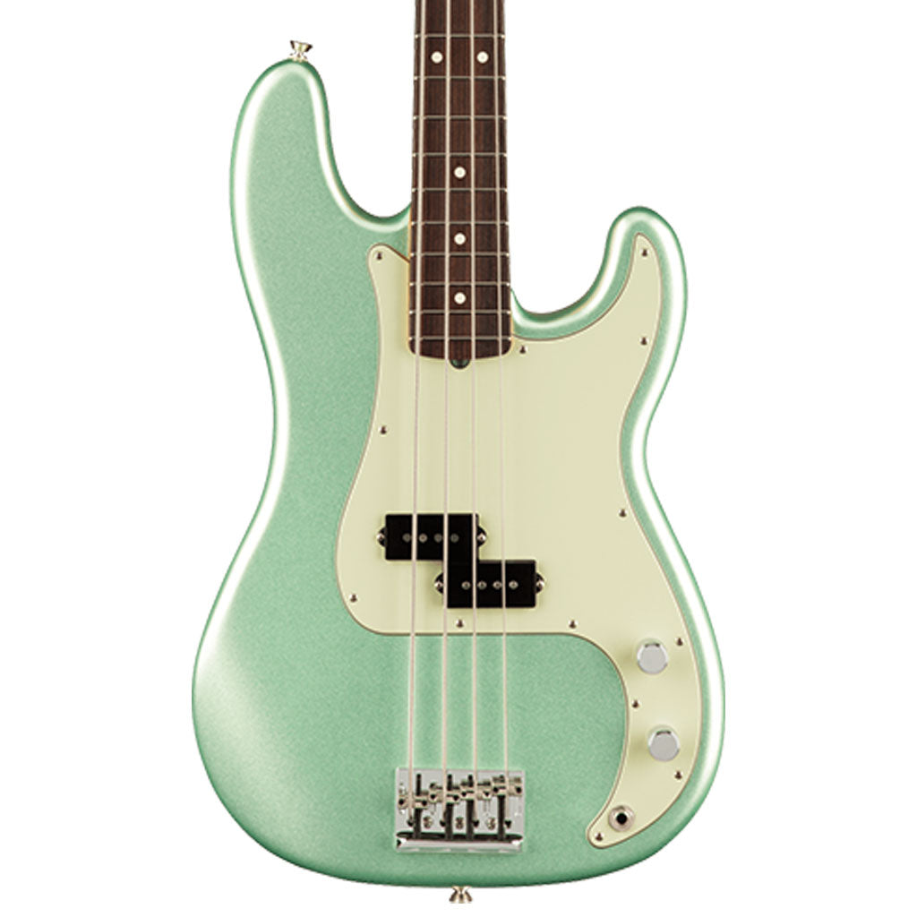 Fender - American Professional II Precision Bass® - Rosewood Fingerboard - Mystic Surf Green