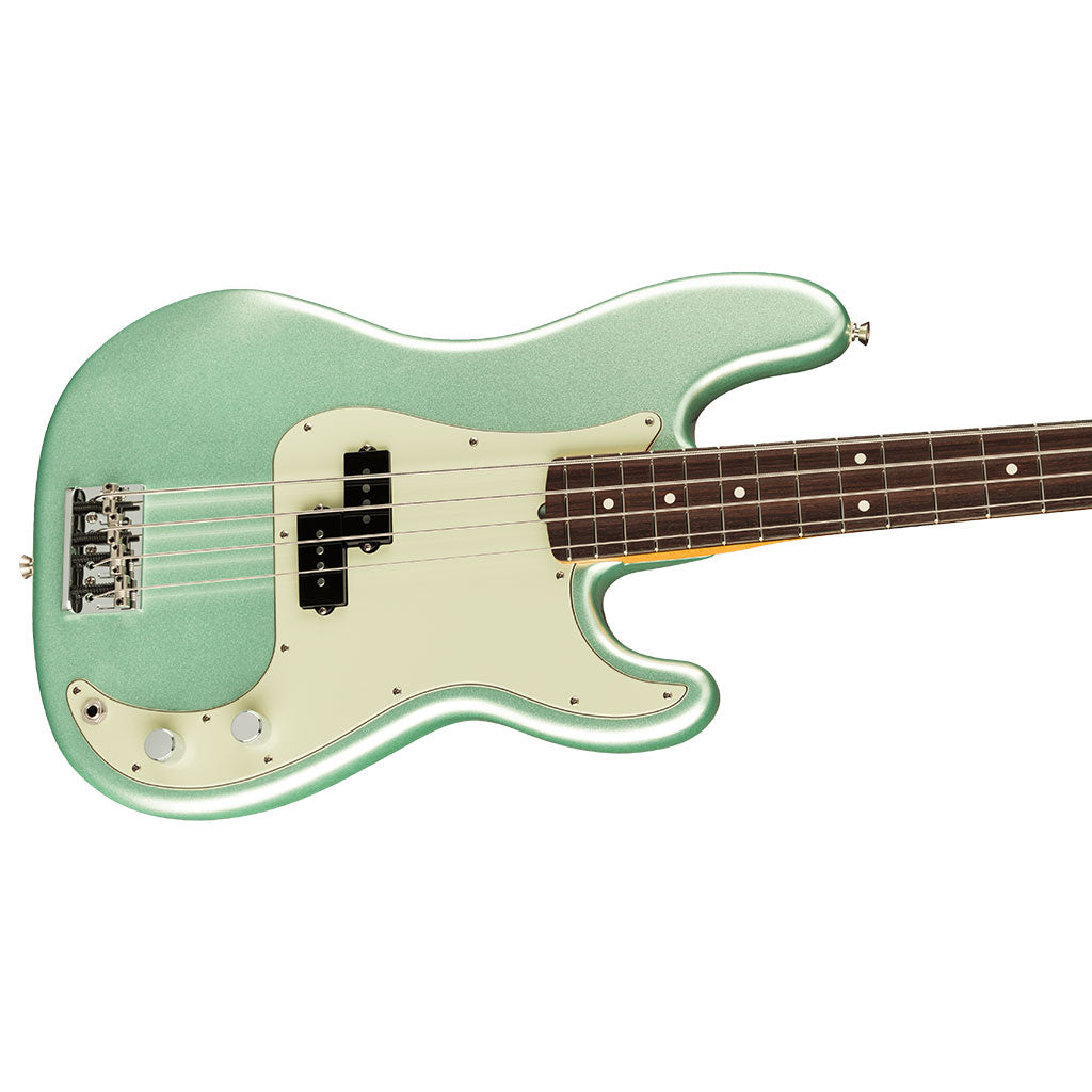 Fender - American Professional II Precision Bass® - Rosewood Fingerboard - Mystic Surf Green