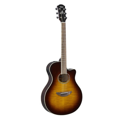 Yamaha APX600FM Tobacco Brown Sunburst Flamed Maple Acoustic Electric Guitar