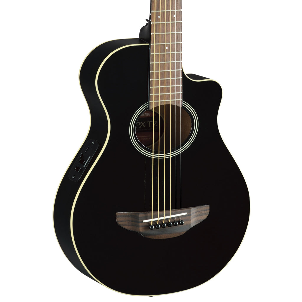 Yamaha APXT2BL Acoustic Electric 3/4 Size Travel Guitar w/ Cutaway Black