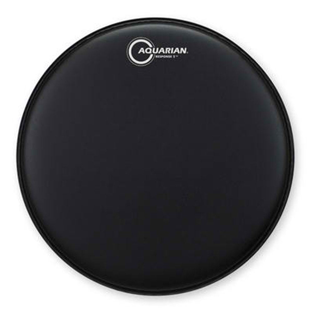 Aquarian TCRSP2-14BK 14" Response 2 Black Coated Two Ply-Sky Music