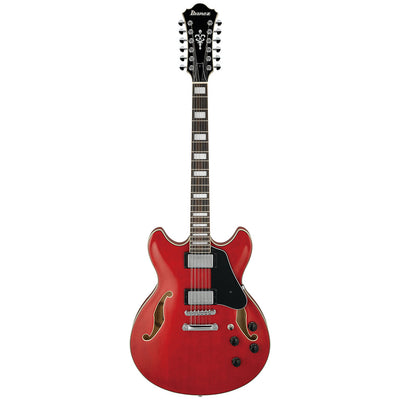 Ibanez AS7312 12 String Artcore Transparent Cherry Red