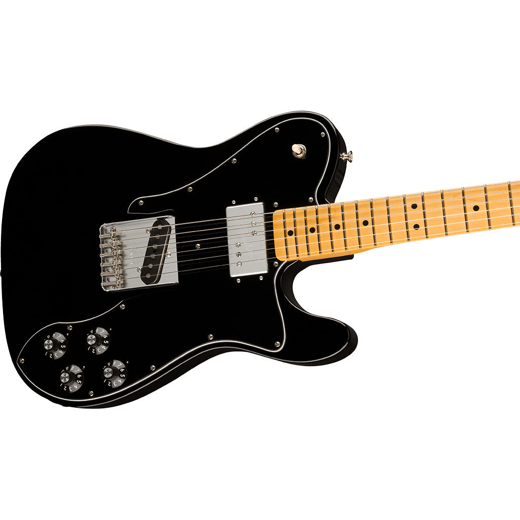 Fender American Vintage II 1977 Telecaster® Custom, Maple Fingerboard, Black-Sky Music
