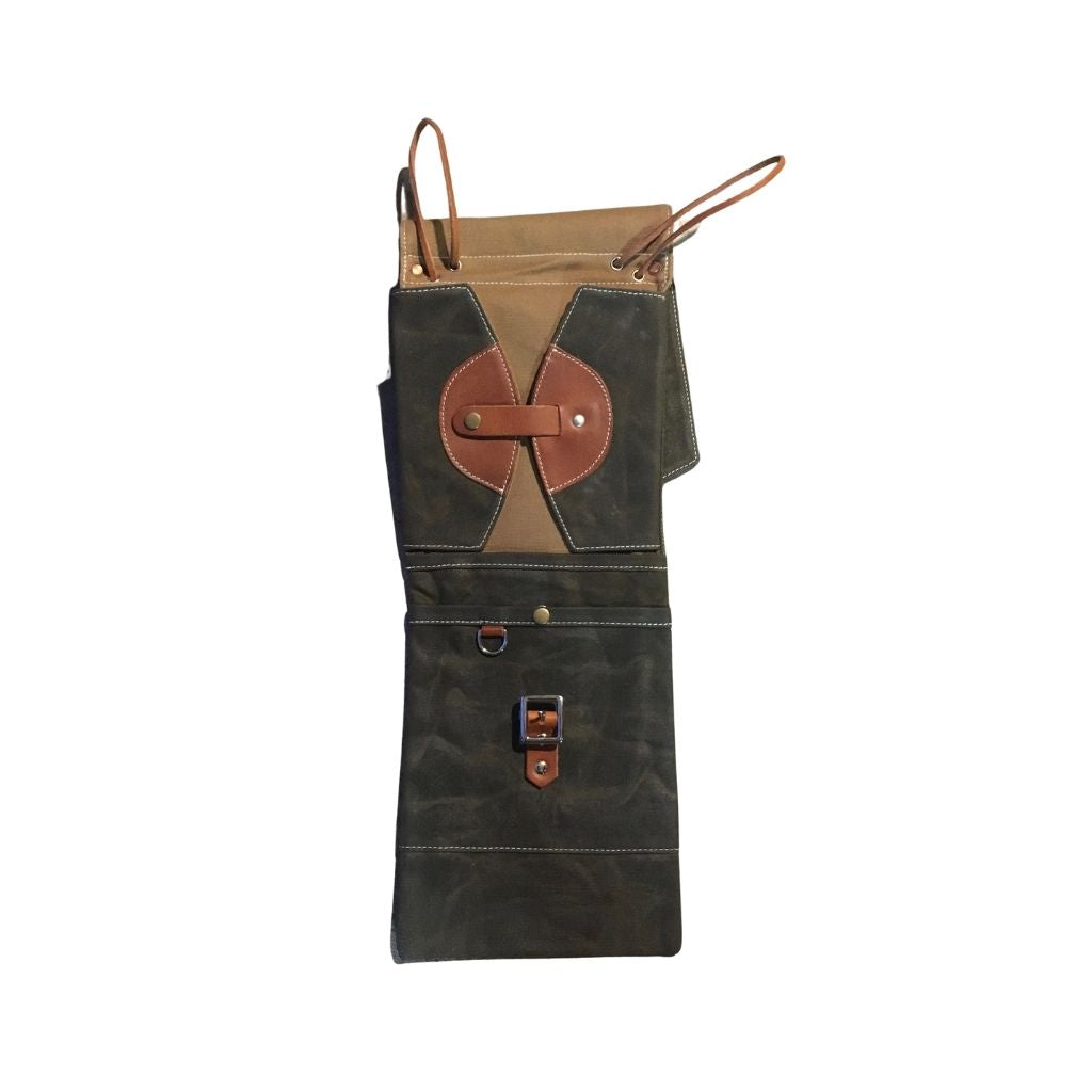 Tackle - Compact Waxed Canvas - Stick Bag, Brown