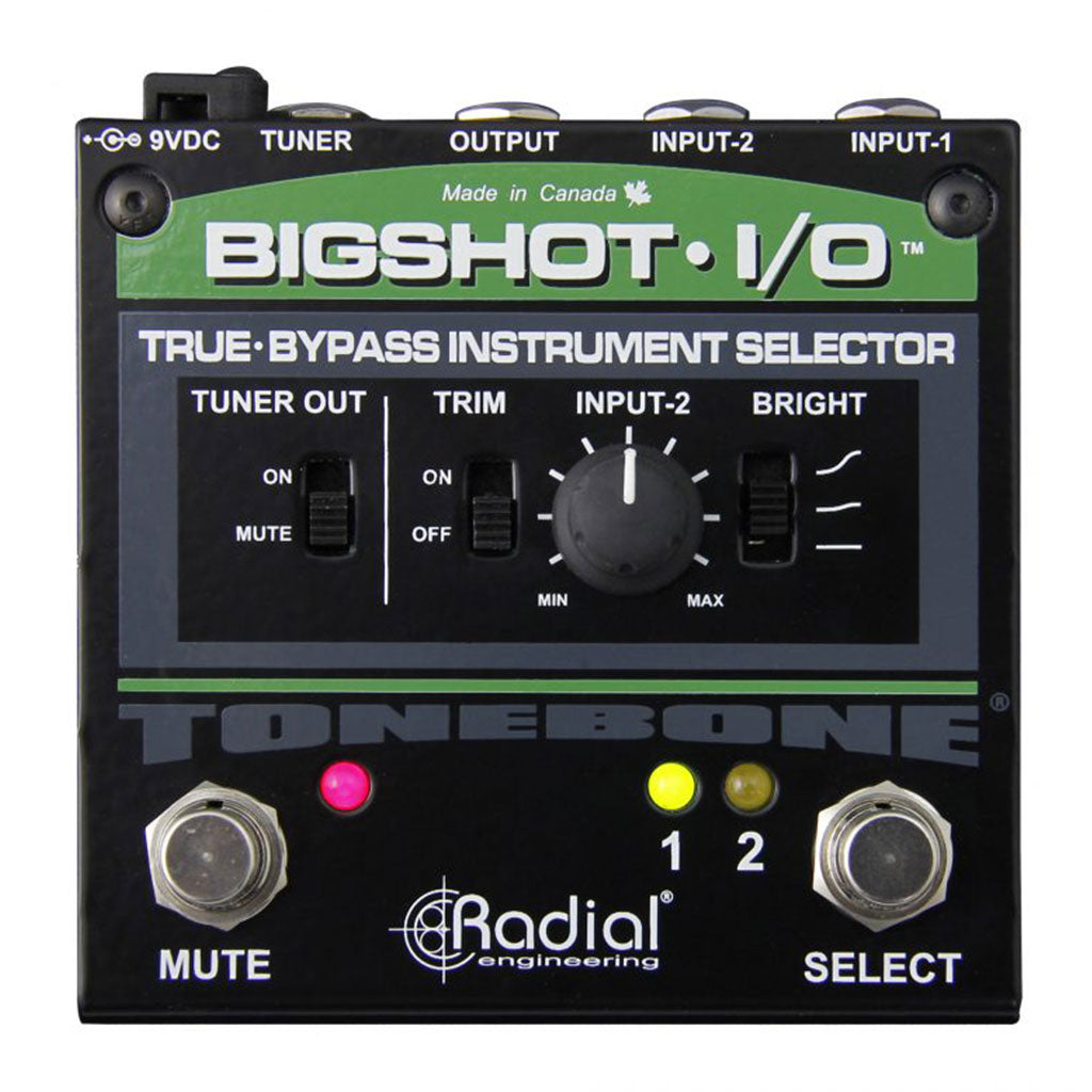 Radial BIGSHOT I/O - True Bypass Instrument Selector