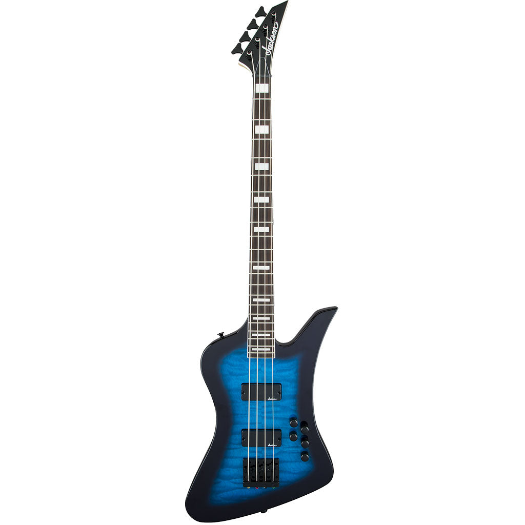 Jackson JS Series JS3 Kelly Bird - Transparent Blue Burst