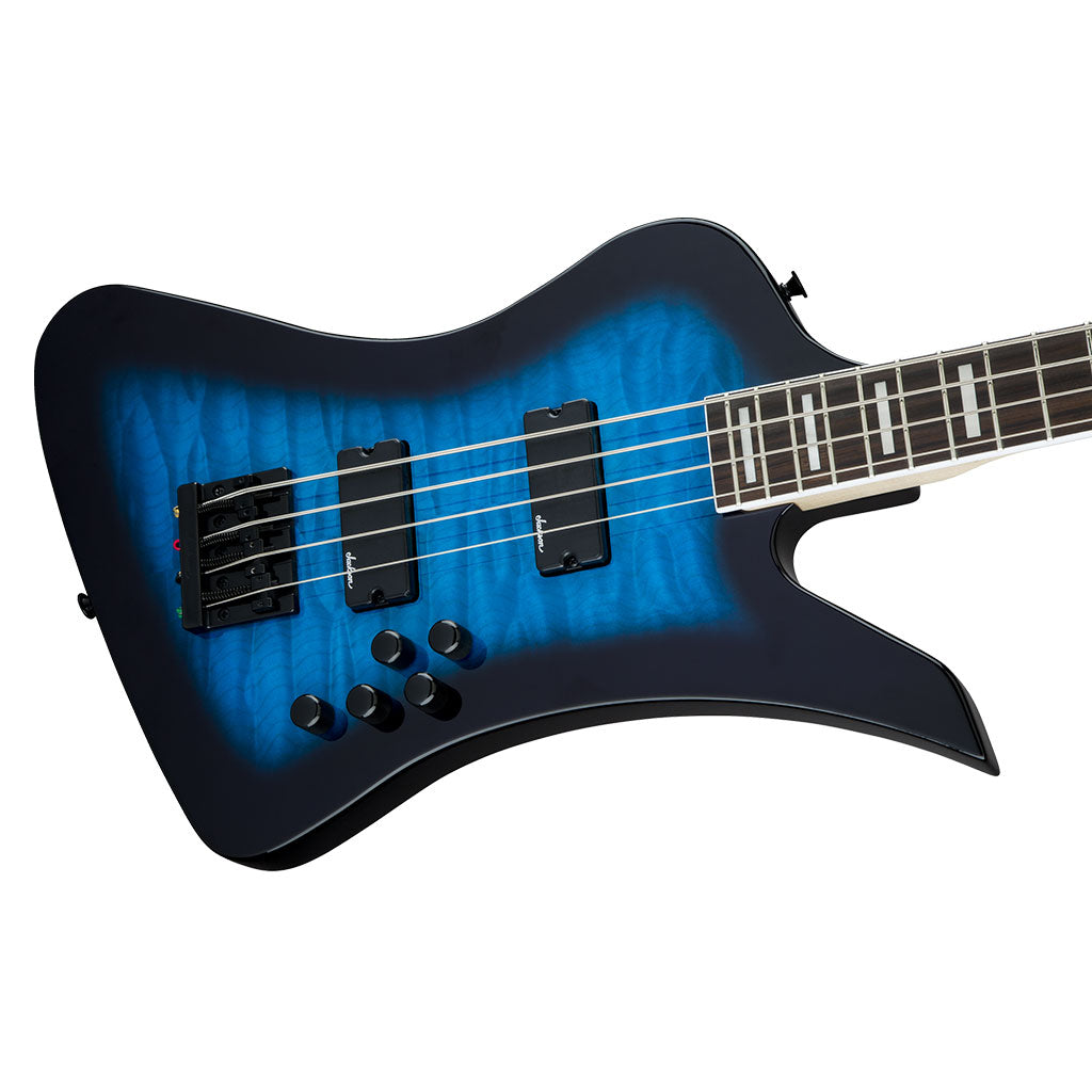 Jackson JS Series JS3Q Kelly Bird - Transparent Blue Burst-Sky Music