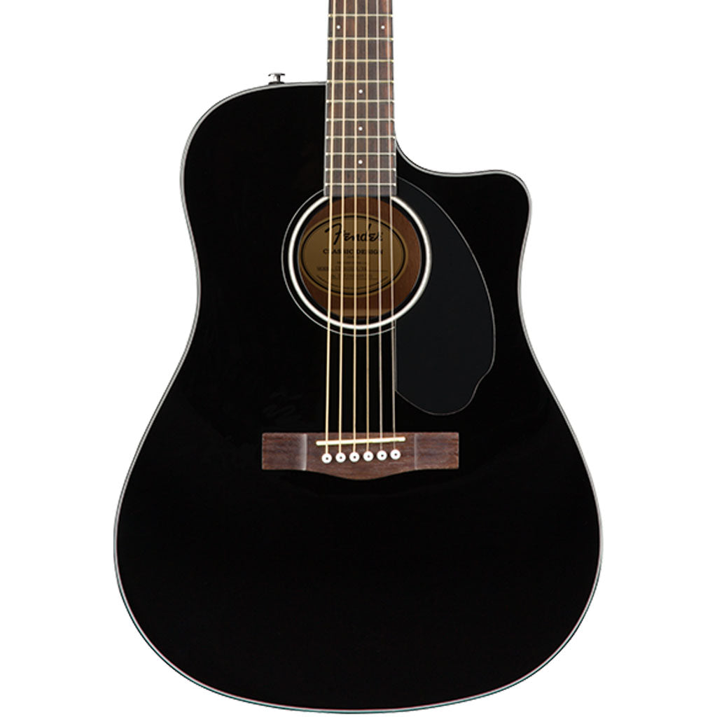Fender CD 60SCE Dreadnought Black