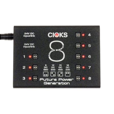 CIOKS 8 (expanderkit)*8 outlet in 8 isolated DC, 5v USB and 24V DC AUX OUT with 2A Max