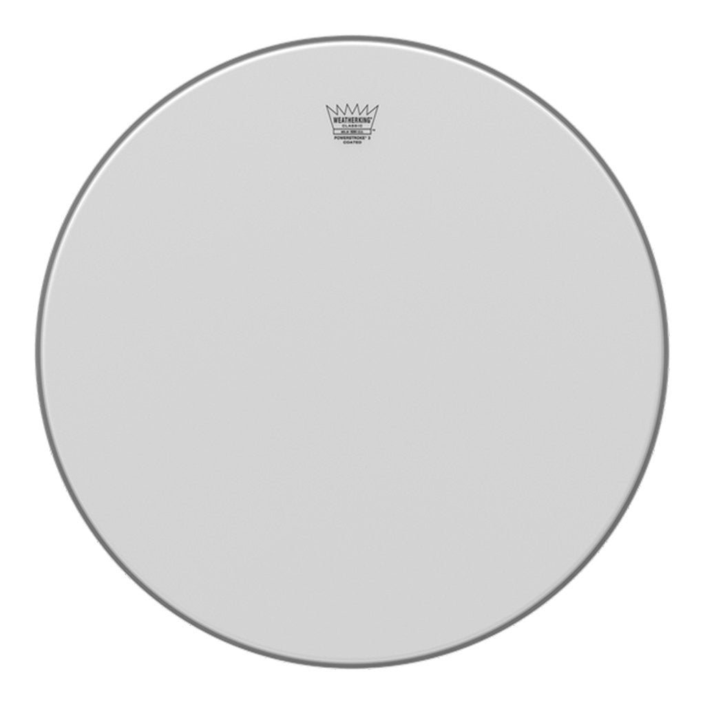 Remo - 20" Classic Fit Powerstroke 3 - Coated, No Stripe