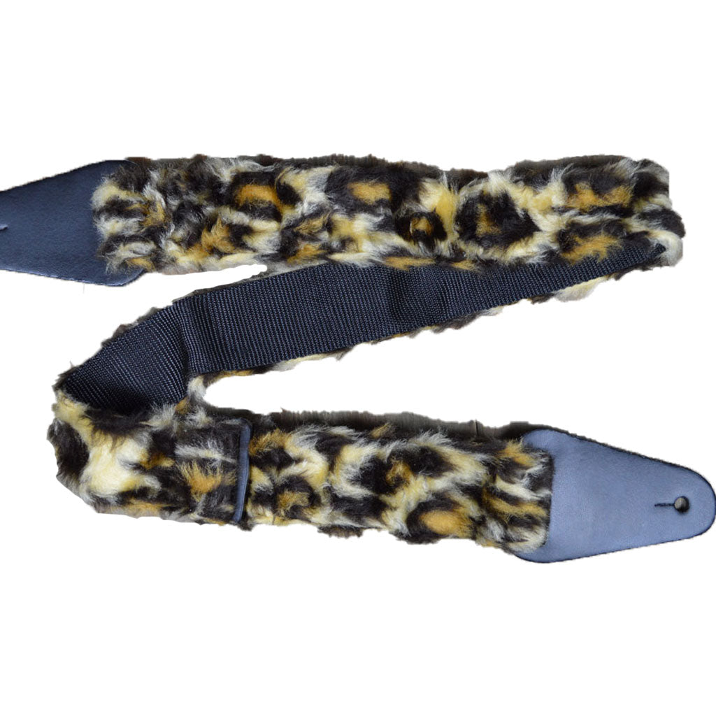 Colonial Leather - Animal Fur Strap - Brown Long Fur