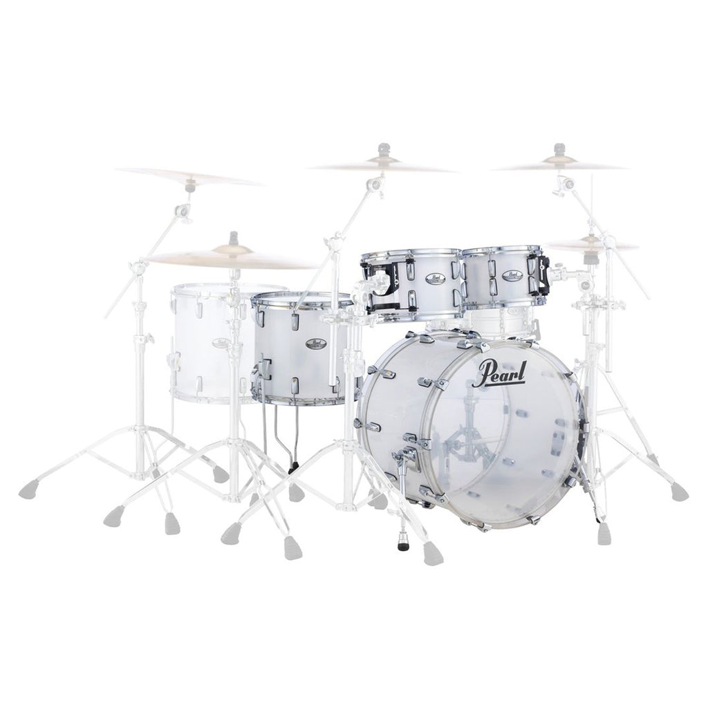 Pearl - Crystal Beat 4-Piece Shell Pack - Frost Acrylic: 10&quot; 12&quot; 16&quot; 22&quot;