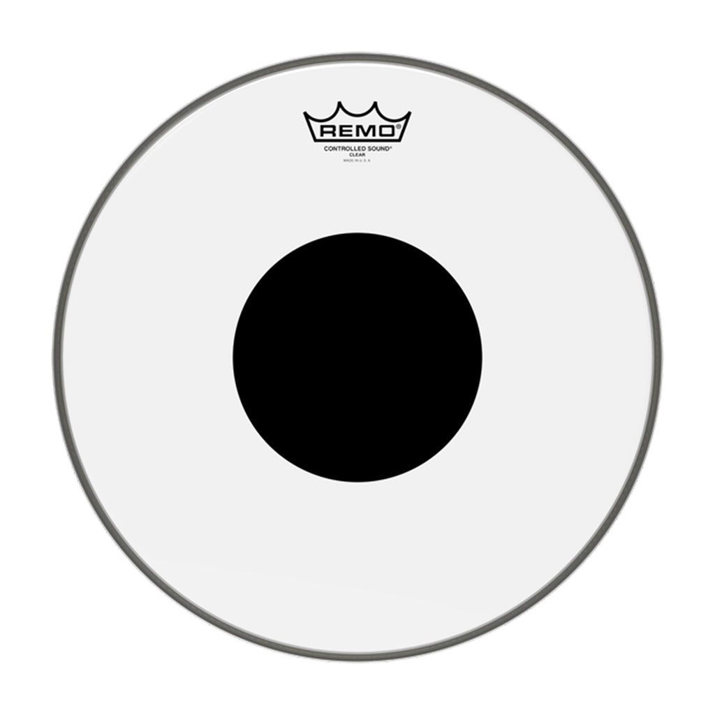 Remo - 13&quot; Control Sound - Clear Black Dot