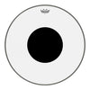 Remo - 22" Control Sound Clear Black Dot - Bass Drum