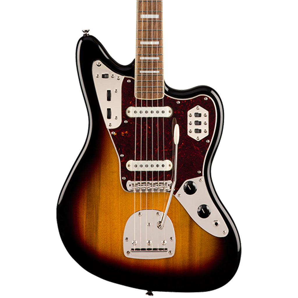 Squier Classic Vibe &#39;70s Jaguar - 3-Colour Sunburst - Laurel