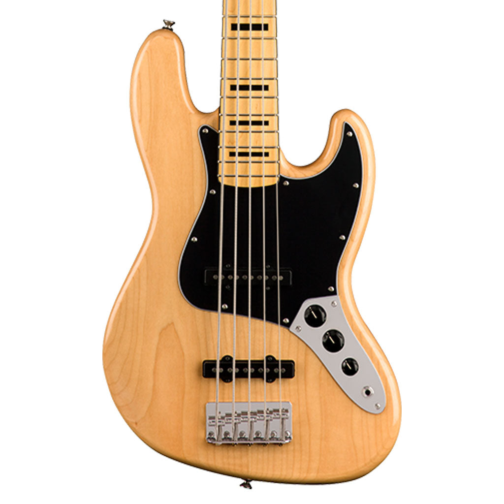 Squier Classic Vibe 70&#39;s Jazz Bass V - Natural - Maple Neck