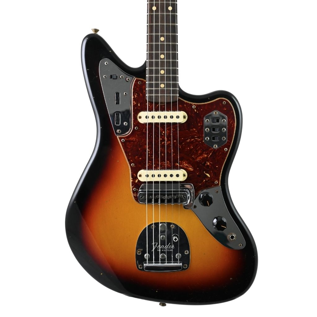 Fender Custom Shop 1963 Jaguar Journeyman Relic - 3 Tone Sunburst-Sky Music