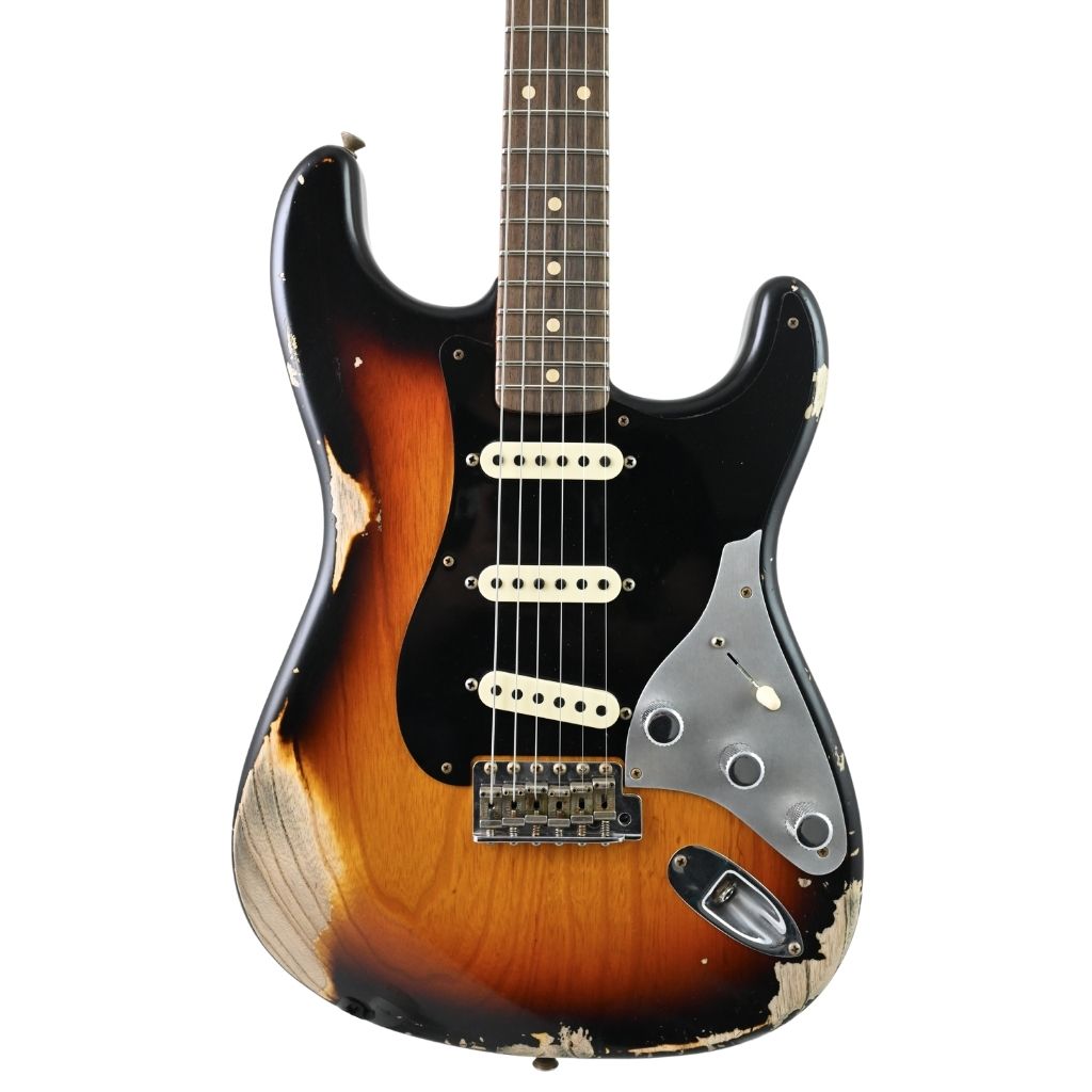 Fender Custom Shop Poblano II Stratocaster Heavy Relic - Faded Aged 3 Tone Sunburst