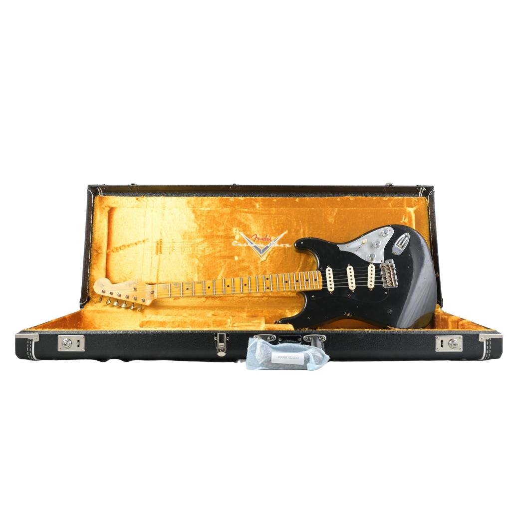 Fender Custom Shop  Limited Edition Poblano II Stratocaster Relic Maple Fingerboard Aged Black