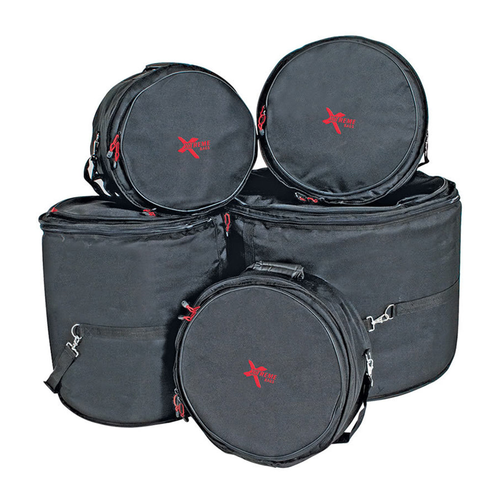 Xtreme - Rock Bag Set - 22&quot; 12&quot; 13&quot; 16&quot; 14&quot; Snare