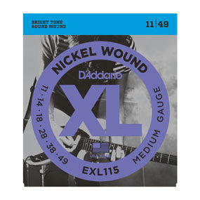 D'Addario EXL115 Medium 11-49-Sky Music