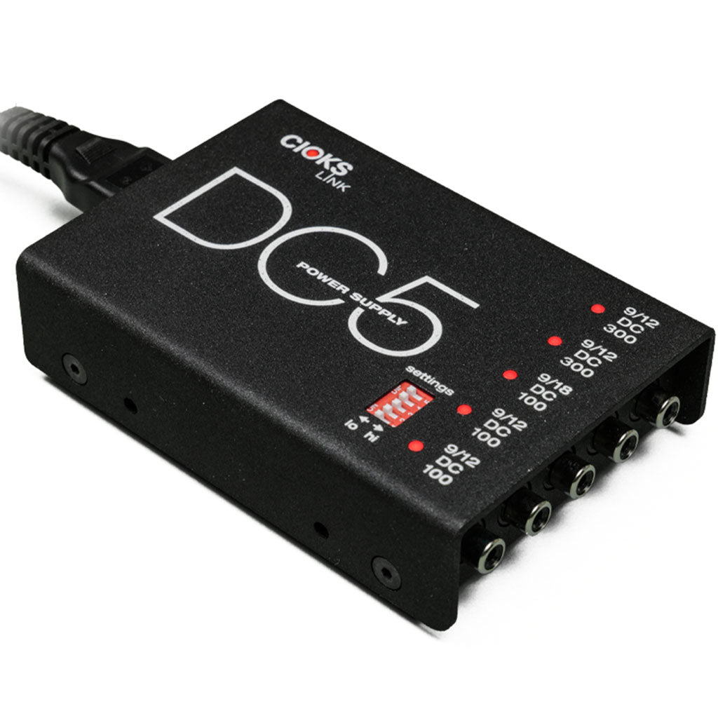 Cioks DC5 LINK - 5 Isolated Outlets, 9, 12 & 18V DC