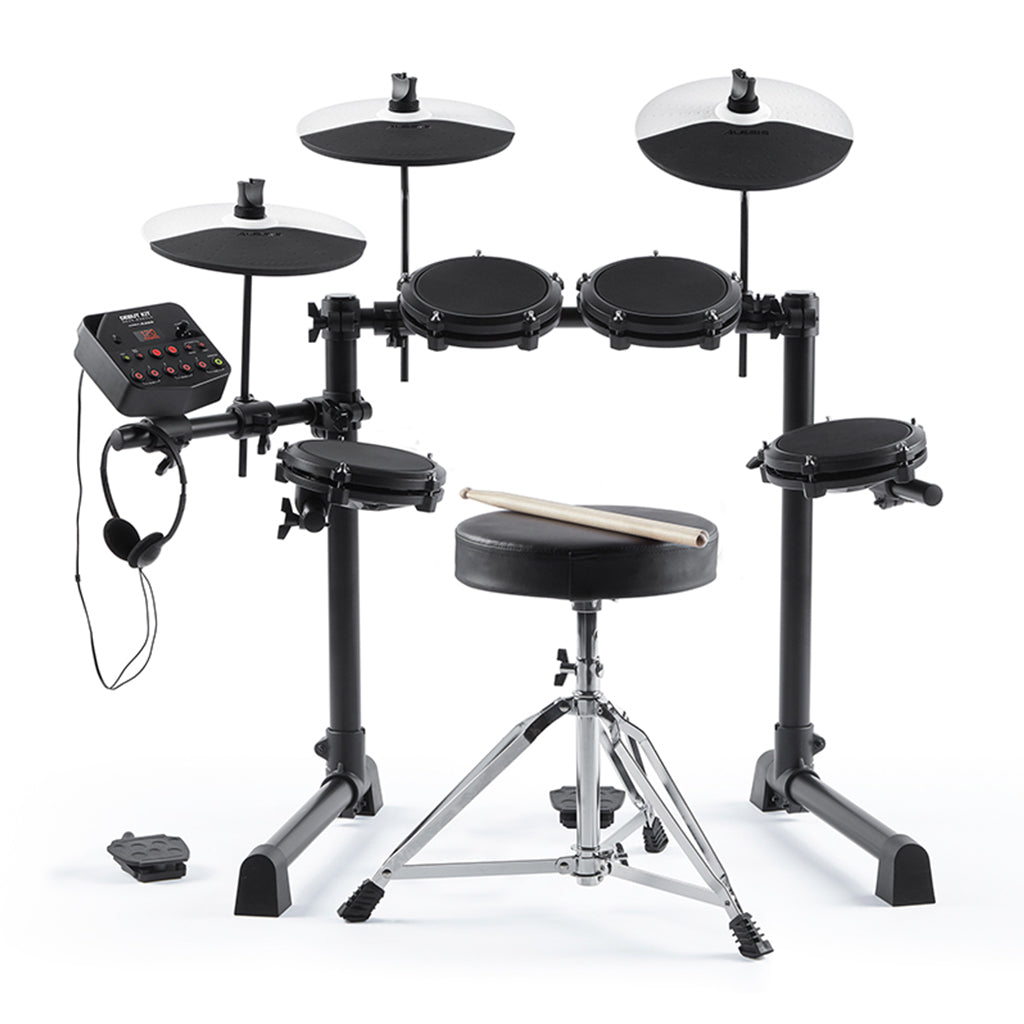 Alesis - Debut Kit - 5-Piece Electronic Drum Kit with Stool and Headphones