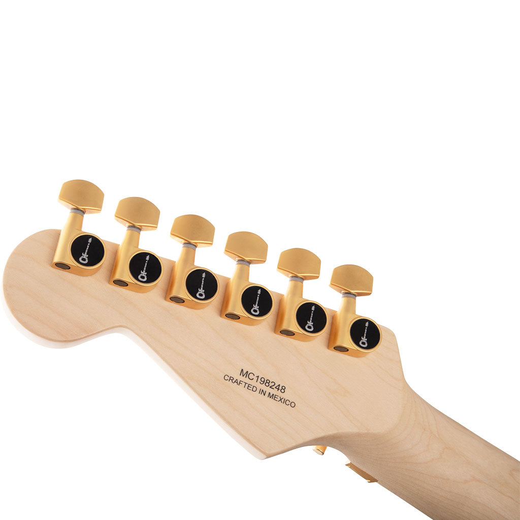 Charvel Pro-Mod DK24 HH FR M Mahogany with Quilt Maple - Dark Amber