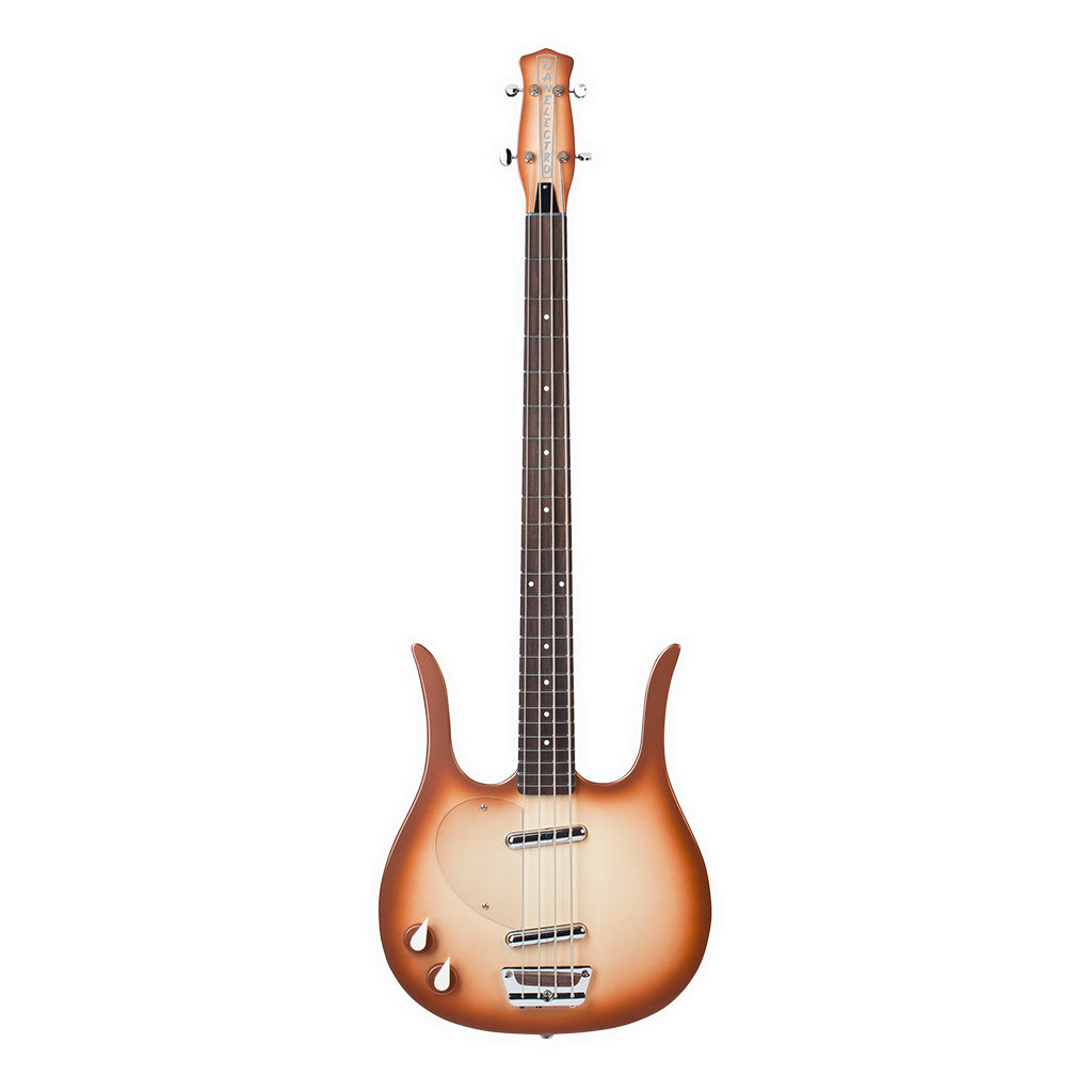 Danelectro 58 Longhorn Bass Copper Burst Left Handed